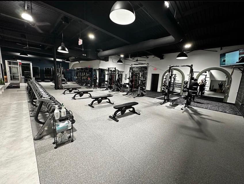 inside gym