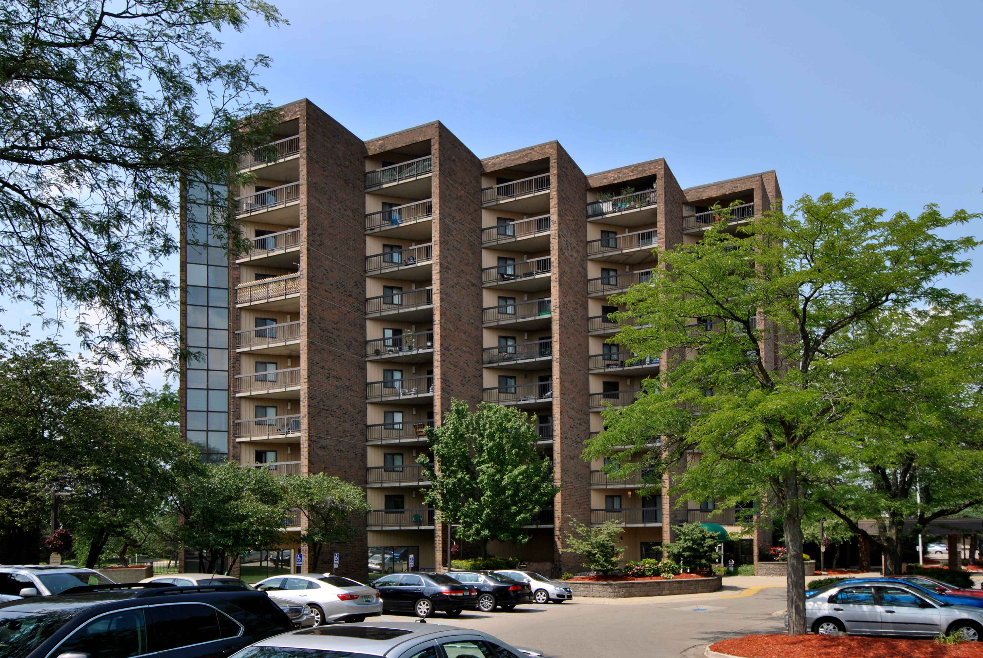 Exterior of Riverfront Apartments