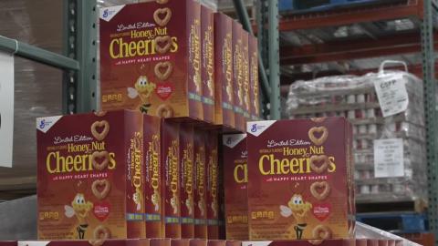 Boxes of cheerios