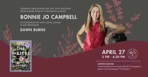 Celebrate IBD with Authors Bonnie Jo Campbell & Dawn Burns Flyer