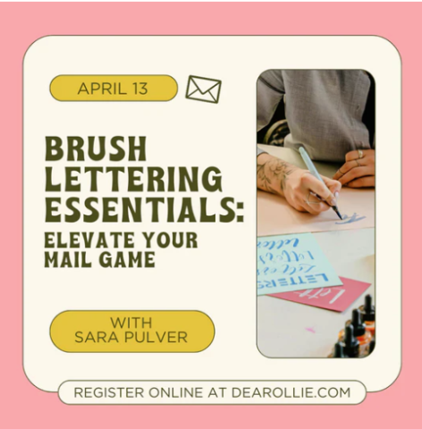 Brush Lettering Essentials: Elevate Your Mail Game Flyer