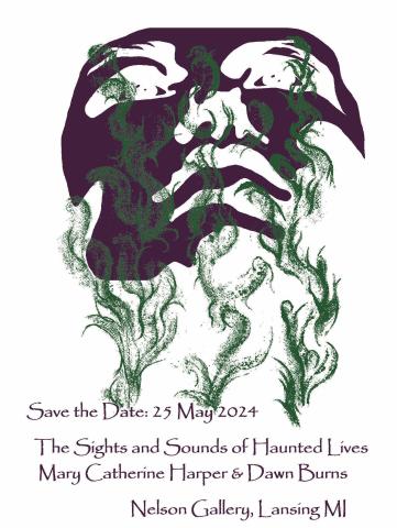 The Sights and Sounds of Haunted Lives Flyer 