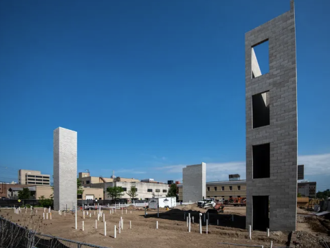 Photo by Lansing State Journal of New Housing in Downtown
