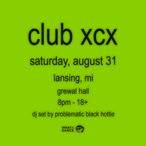CLUB XCX Flyer