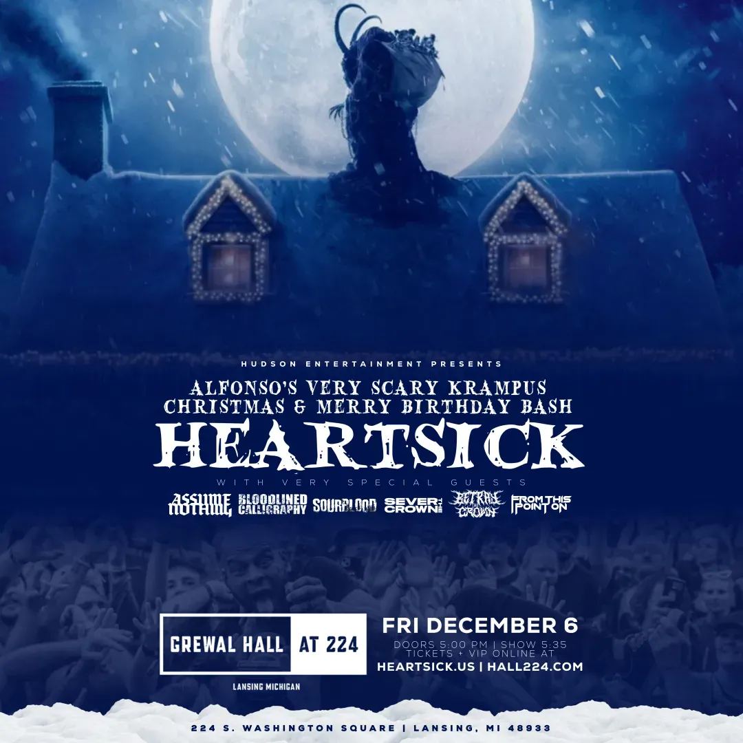 Heartsick Birthday Bash flyer