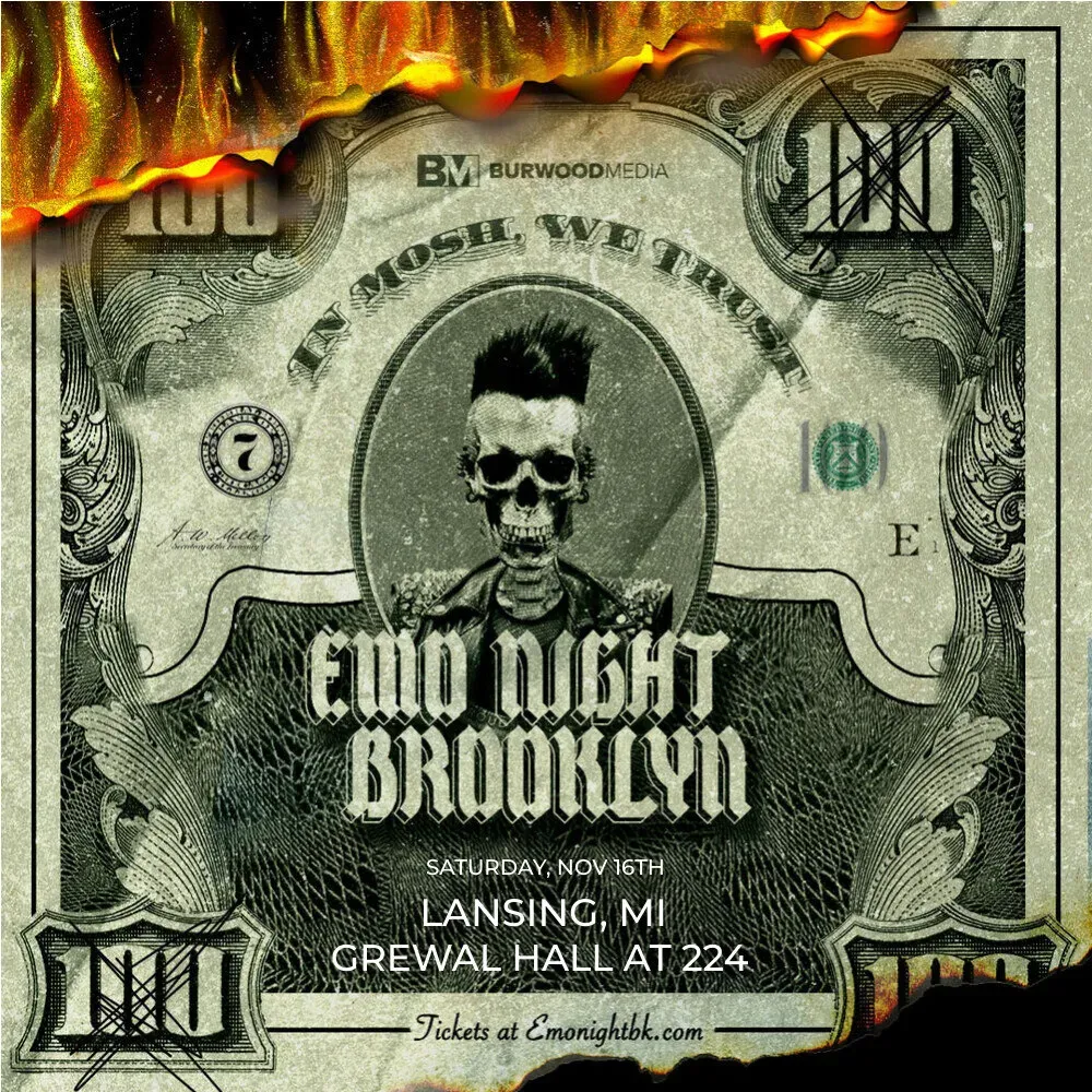 Emo Night Brooklyn flyer
