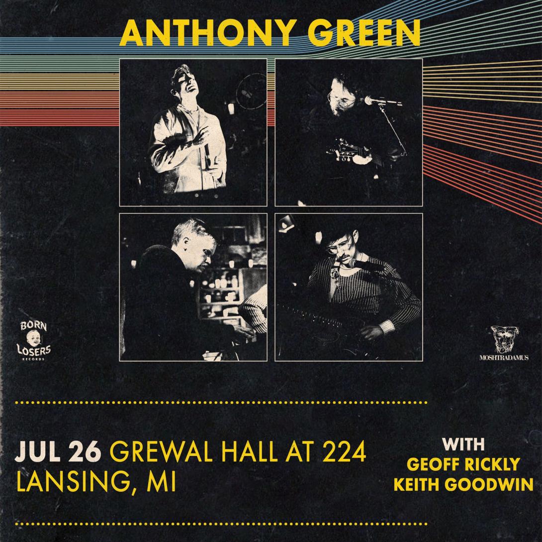 Anthony Green: This Tour Won't Save You | Downtown Lansing Inc